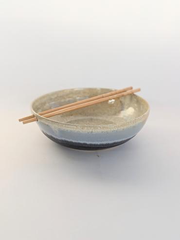 bol baguette Bleu mat