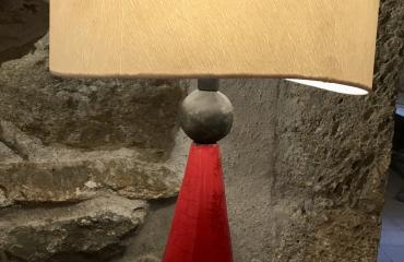 lampe cône rouge