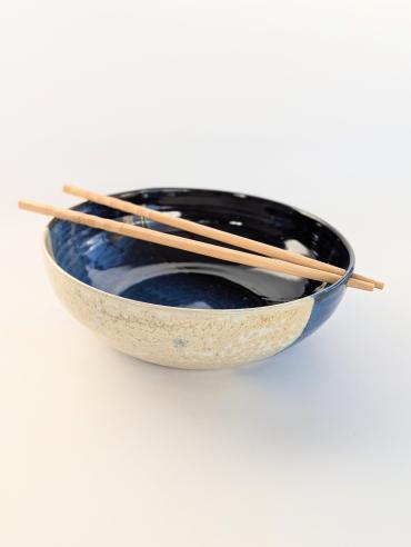 bol baguette bleu nuit